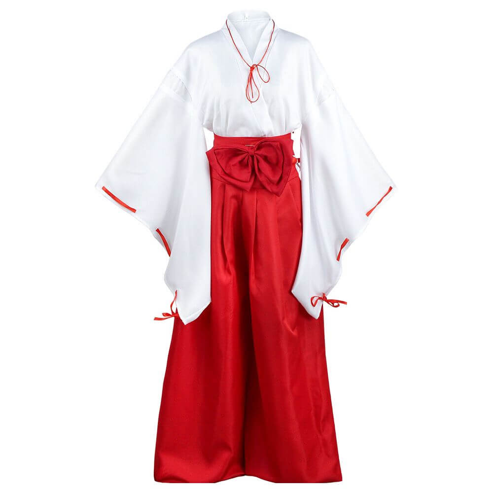 Kikyo Cosplay Costume Full Set Inuyasha