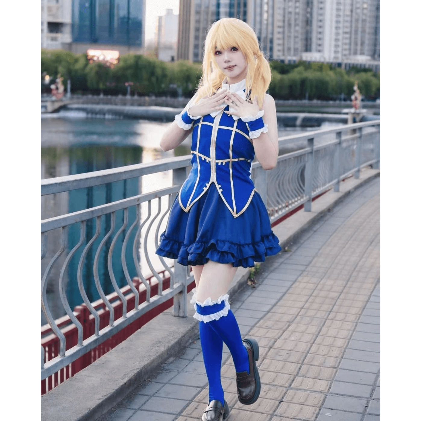 Lucy Heartfilia Cosplay Costume Full Set Fairy Tail