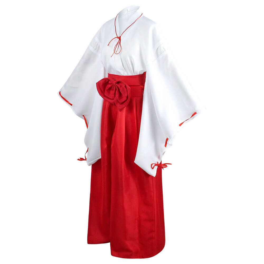 Kikyo Cosplay Costume Full Set Inuyasha