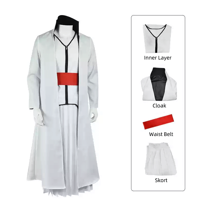Sōsuke Aizen Arrancar Cosplay Costume Full Set BLEACH: Thousand-Year Blood War