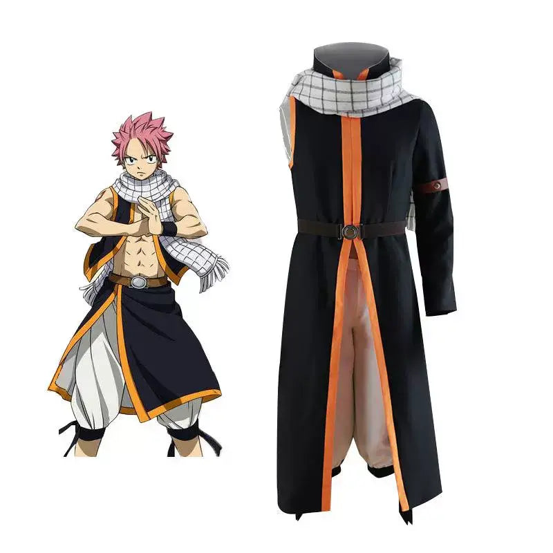 Natsu Dragneel Cosplay Costume Full Set Fairy Tail