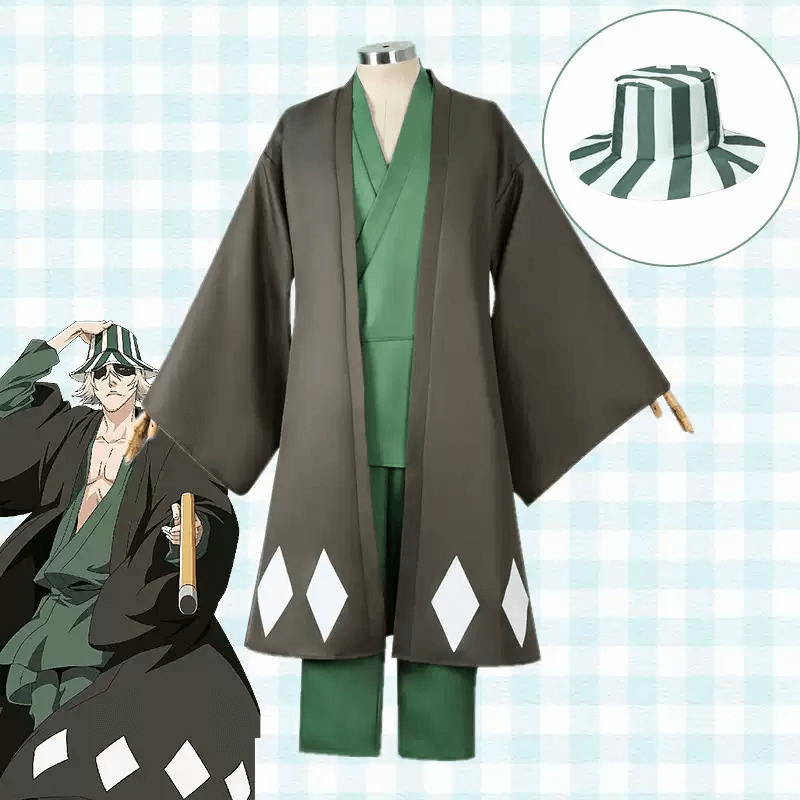Kisuke Urahara Cosplay Costume Full Set BLEACH: Thousand-Year Blood War
