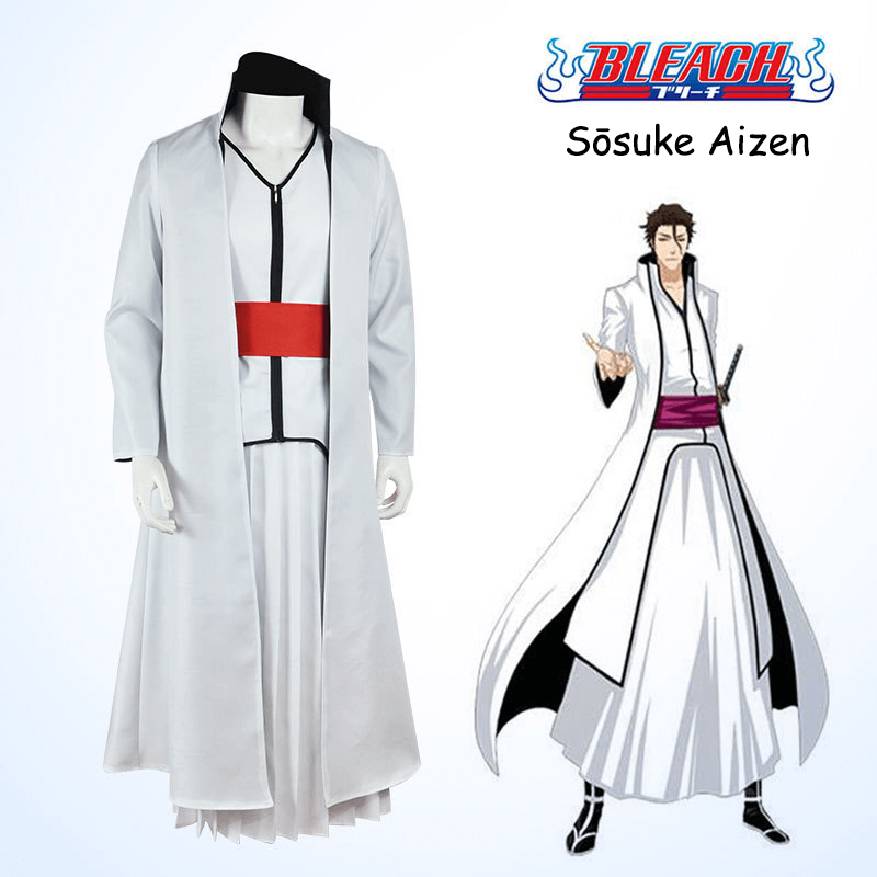 Sōsuke Aizen Arrancar Cosplay Costume Full Set BLEACH: Thousand-Year Blood War