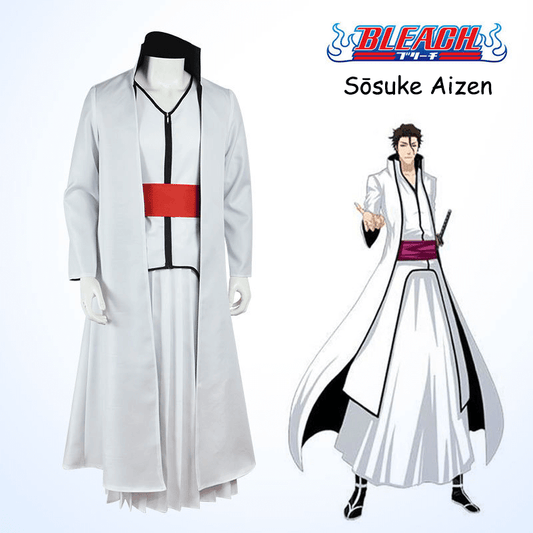 Sōsuke Aizen Arrancar Cosplay Costume Full Set BLEACH: Thousand-Year Blood War