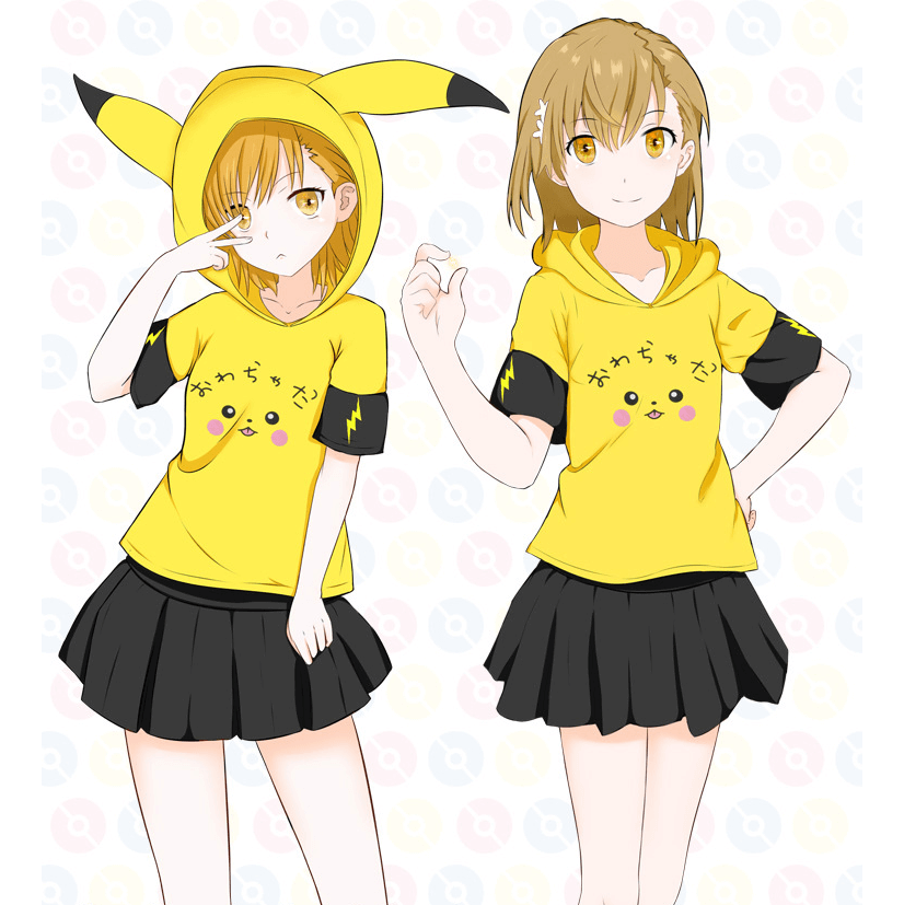 Pikachu Daily Wear Hooded Short-Sleeve T-Shirt Pokémon