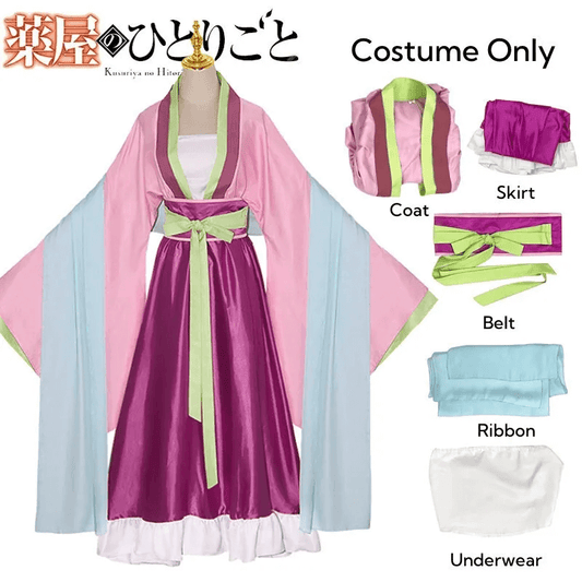 Maomao Cosplay Costume The Apothecary Diaries Pink Dress Outfits