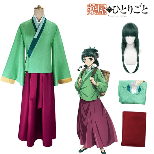 Maomao Cosplay Costume The Apothecary Diaries Kimono Mao Mao Uniform Outfits