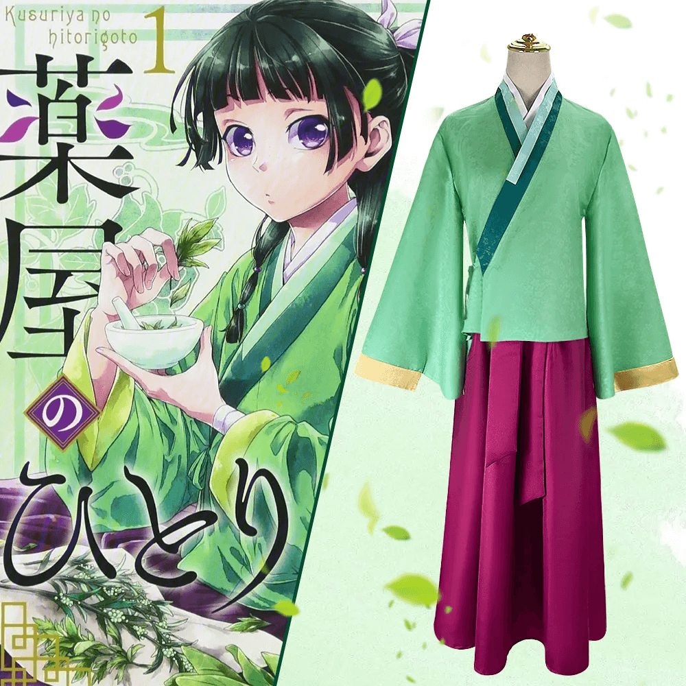 Maomao Cosplay Costume The Apothecary Diaries Kimono Mao Mao Uniform Outfits