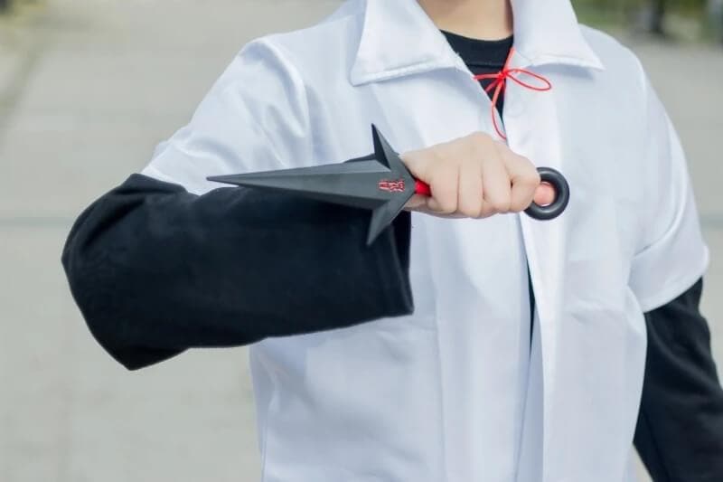 Namikaze Minato Cosplay Cape Fourth Hokage Cloak Yondaime Hokage Cosplay Coat Anime Naruto Costume Clothes around-Naruto - MoonCos