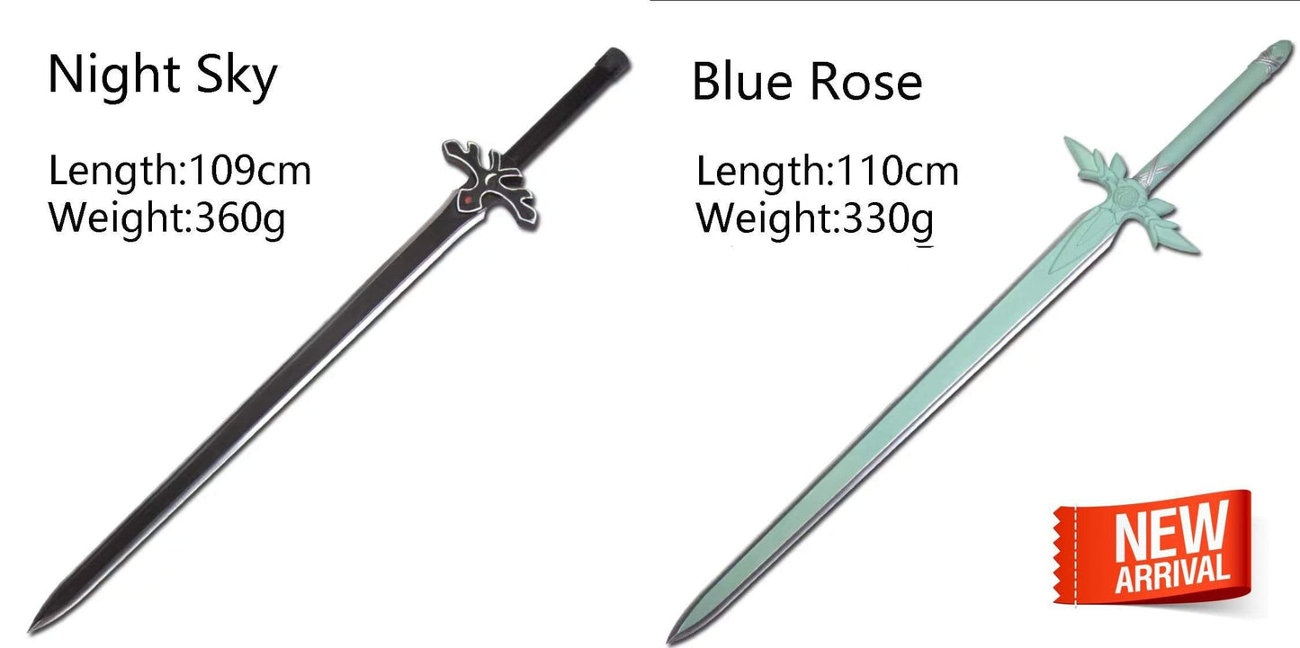 Sword Art Online Cosplay Sword Elucidator Dark Repulser The SkySword & Clearer SAO Dark Repeller Blade PU Foam Anime Kirito Cosplay weapon-Props, Sword Art Online - MoonCos
