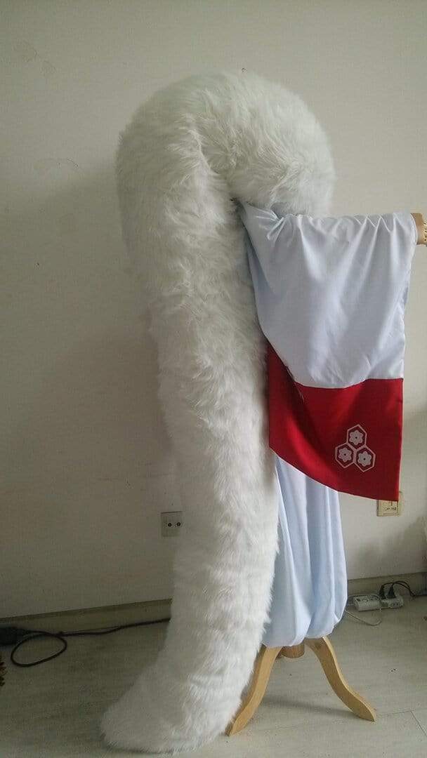 Sesshoumaru Cosplay Costume Anime Inuyasha Suit Customization Set Big Tail Full Set-Inuyasha - MoonCos