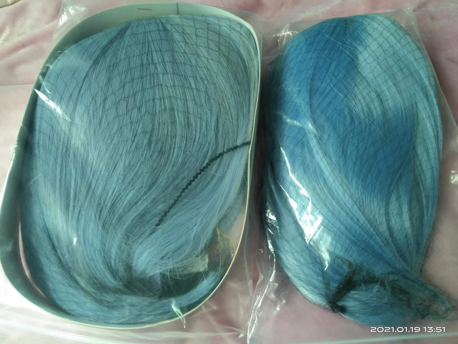 Cute Rem/Ram Wig Headwear Free hair net Anime Re: Zero-Re:zero - MoonCos