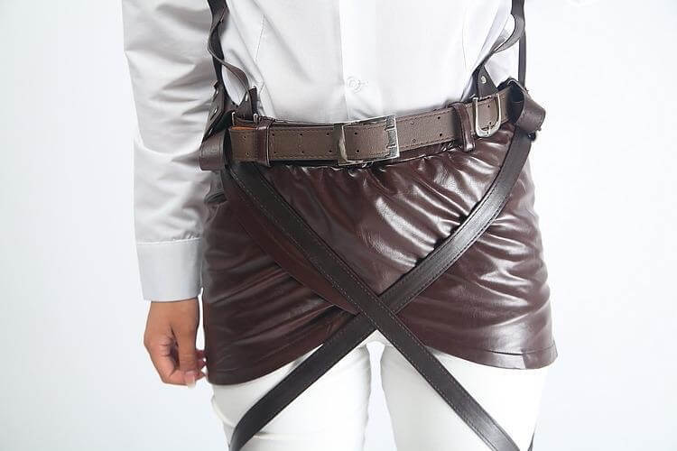 Attack on Titan Cosplay Belt Set Leather Skirt Anime Shingeki no Kyojin Straps Set Survey Corps Eren Mikasa Levi-Attack on Titan - MoonCos