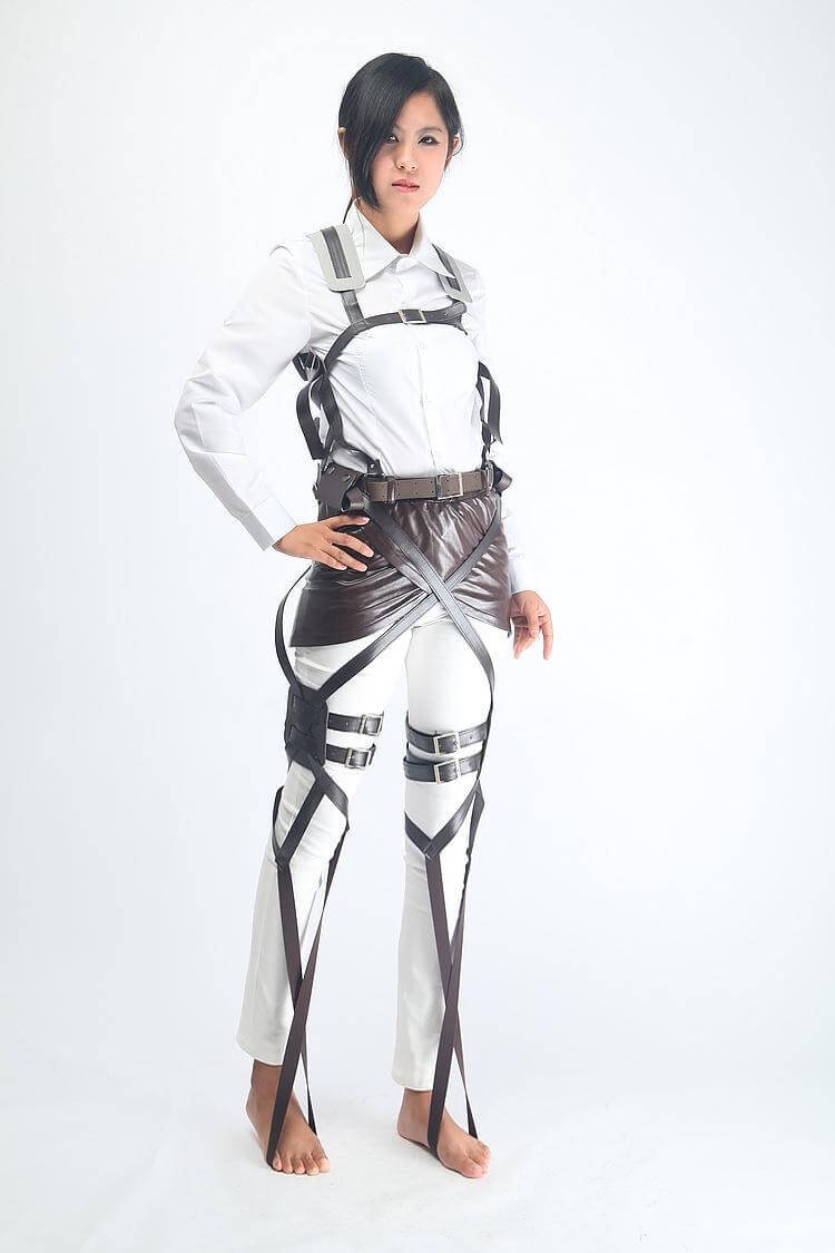 Attack on Titan Cosplay Belt Set Leather Skirt Anime Shingeki no Kyojin Straps Set Survey Corps Eren Mikasa Levi-Attack on Titan - MoonCos