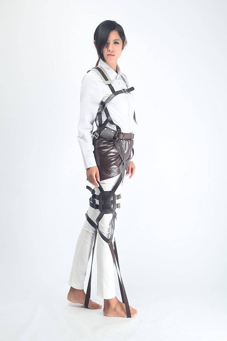 Attack on Titan Cosplay Belt Set Leather Skirt Anime Shingeki no Kyojin Straps Set Survey Corps Eren Mikasa Levi-Attack on Titan - MoonCos