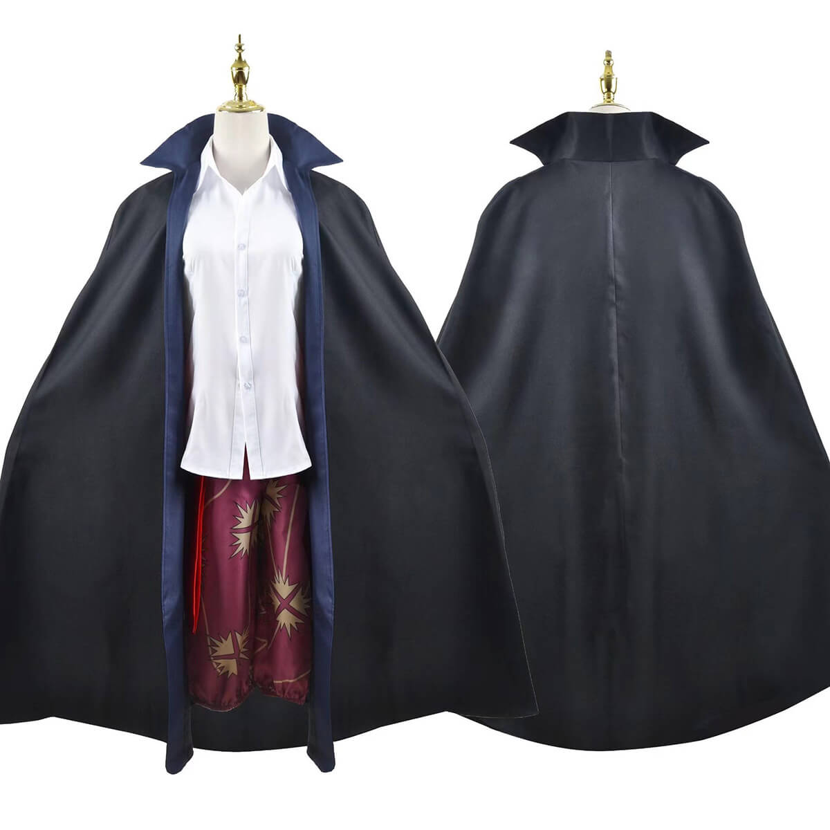 Red-Haired Shanks Cosplay Costume One Piece Four Emperors Red Hair Cos