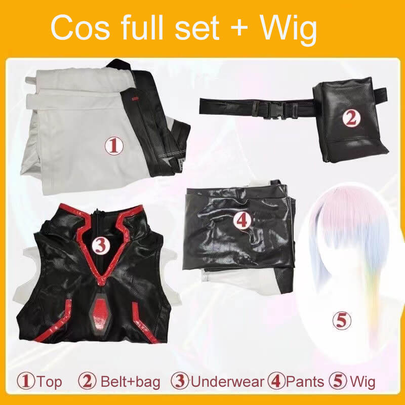 Lucy Cosplay Costume Cyberpunk: Edgerunners Cos Full set Lucyna Kushinada Night City-Cyberpunk, Hot Sale, New Arrivals - MoonCos