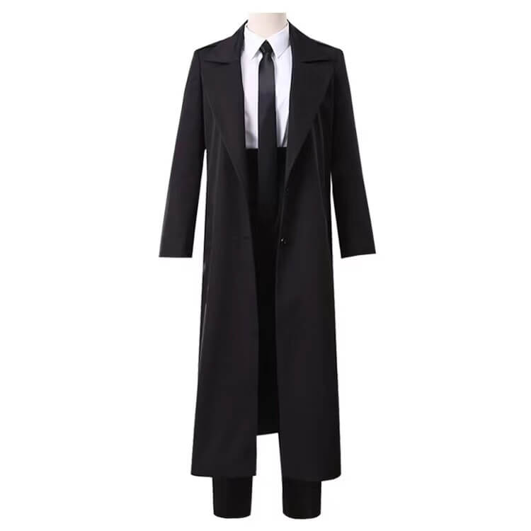 Makima Cosplay Costume Anime Chainsaw Man Control Devil Cos Black suit Red Wig-Chainsaw Man, New Arrivals - MoonCos