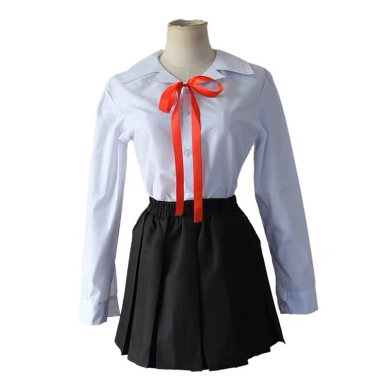 Yuki Kuran Cosplay Costume Vampire Knight Yuki Cross Uniform White and Black Outfits Full Set