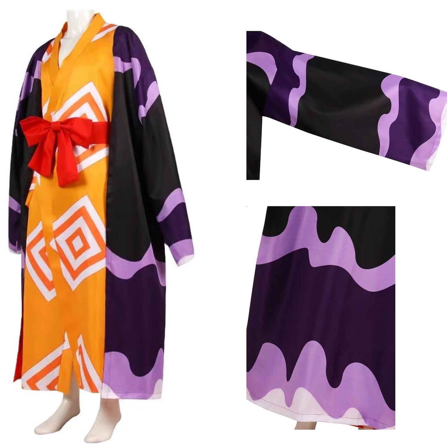 Jinbe Kimono Cosplay Costume Anime One Piece Wano Country Fishman Jimbei Cos Unisex Custom-New Arrivals, One Piece - MoonCos