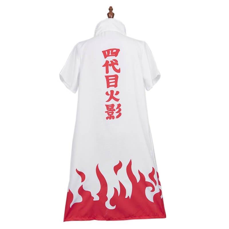 Namikaze Minato Cosplay Cape Fourth Hokage Cloak Yondaime Hokage Cosplay Coat Anime Naruto Costume Clothes around-Naruto - MoonCos