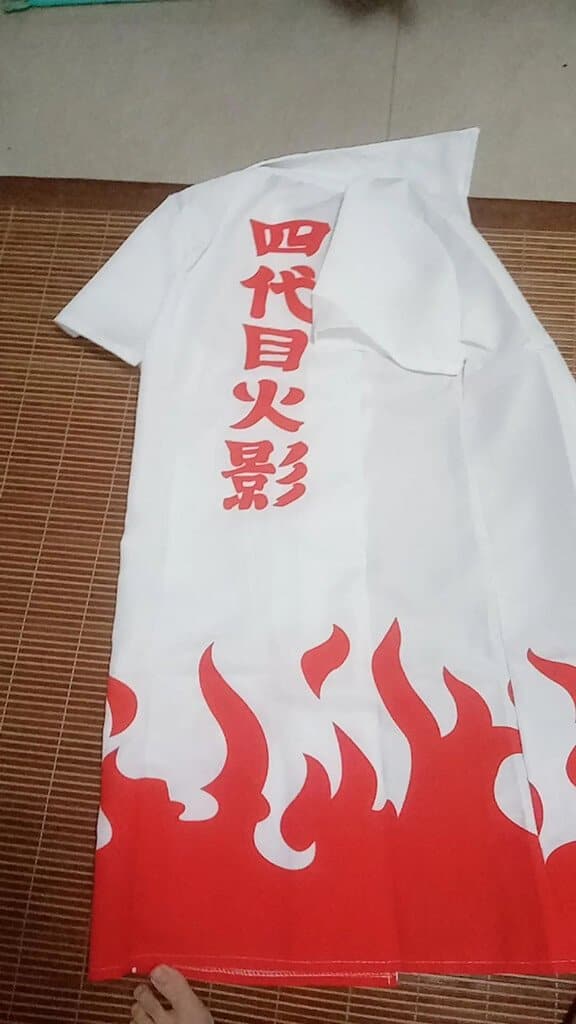 Namikaze Minato Cosplay Cape Fourth Hokage Cloak Yondaime Hokage Cosplay Coat Anime Naruto Costume Clothes around-Naruto - MoonCos