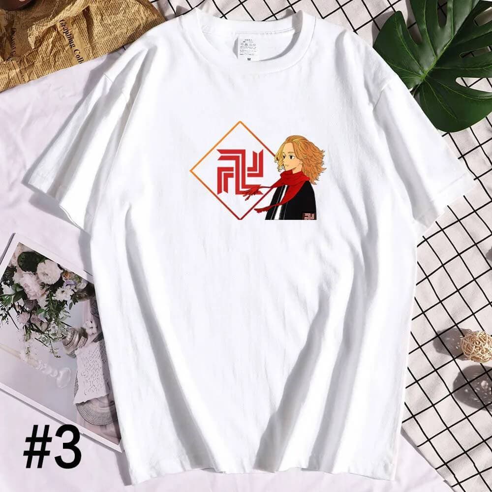 Tokyo Revengers Fashion printed T-shirt Anime Casual Short Sleeve-Tokyo Revengers - MoonCos