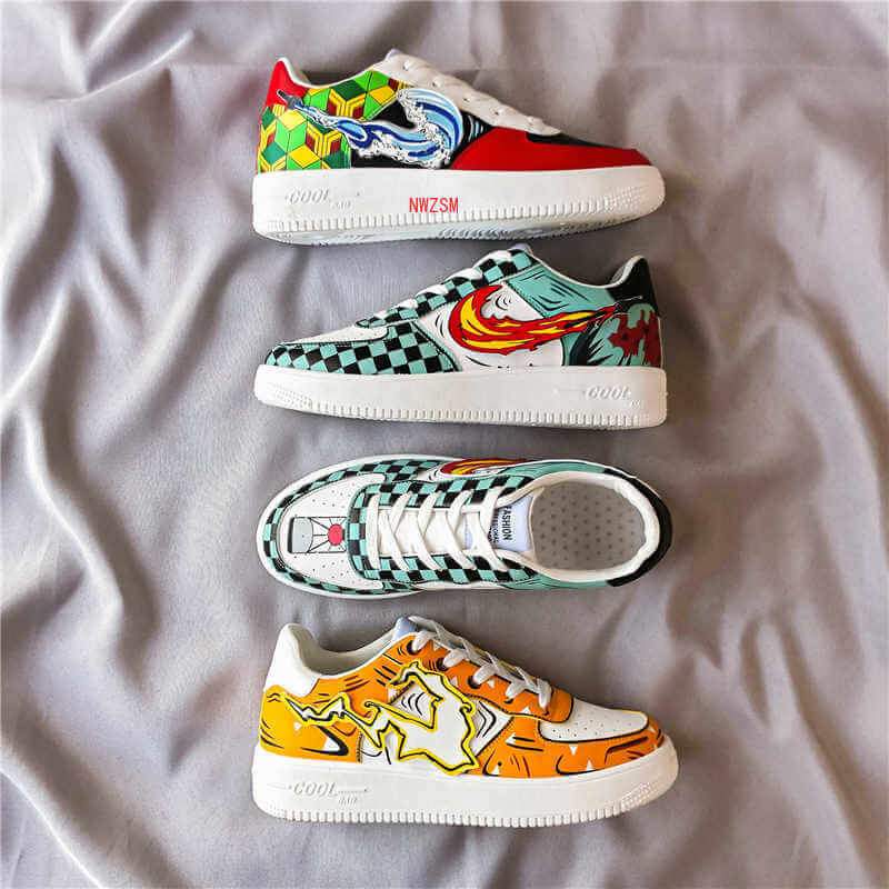 Demon Slayer Cosplay Shoes Unisex Anime Sneakers Gym Shoes Kimetsu no Yaiba 3 types-Demon Slayer, Featured Collection, Shoes - MoonCos