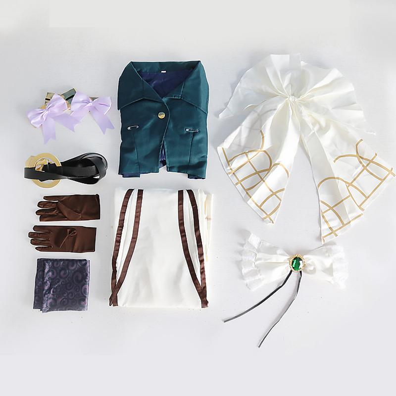 Violet cosplay costume Anime Violet Evergarden cosplay Full Set Lolita Cute royal sister Dress Kawaii Skirt Wig Dark blue-Hot Sale, Violet Evergarden - MoonCos