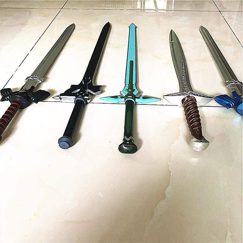 Sword Art Online Cosplay Sword Elucidator Dark Repulser The SkySword & Clearer SAO Dark Repeller Blade PU Foam Anime Kirito Cosplay weapon-Props, Sword Art Online - MoonCos