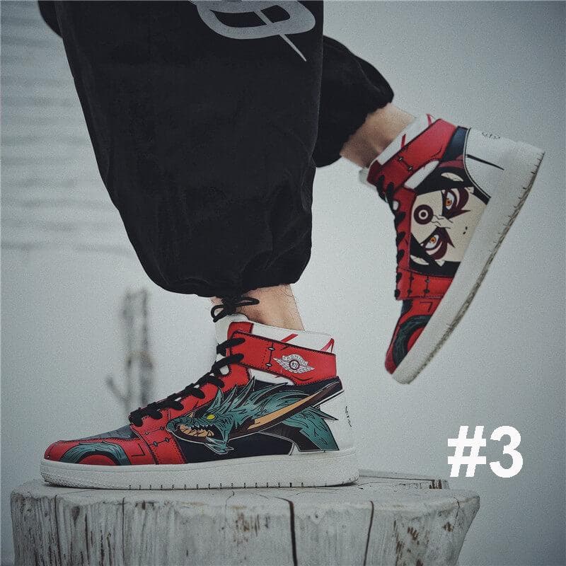 Naruto Anime Shoes Cosplay Casual Shoes Unisex Sneakers Madara Kakashi Gaara-Featured Collection, Naruto, Shoes - MoonCos