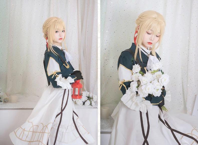 Violet Evergarden Cosplay. Cute Lolita Dress for Halloween