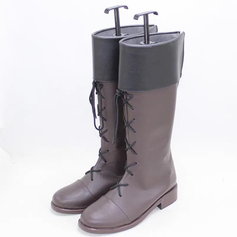 Demon Rimuru Cosplay Boots Rimuru tempest Unisex Anime That Time I Got Reincarnated as a Slime Cosplay Brown Long Boots Cos shoes Customized-Got Reincarnated As A Slime, Shoes - MoonCos