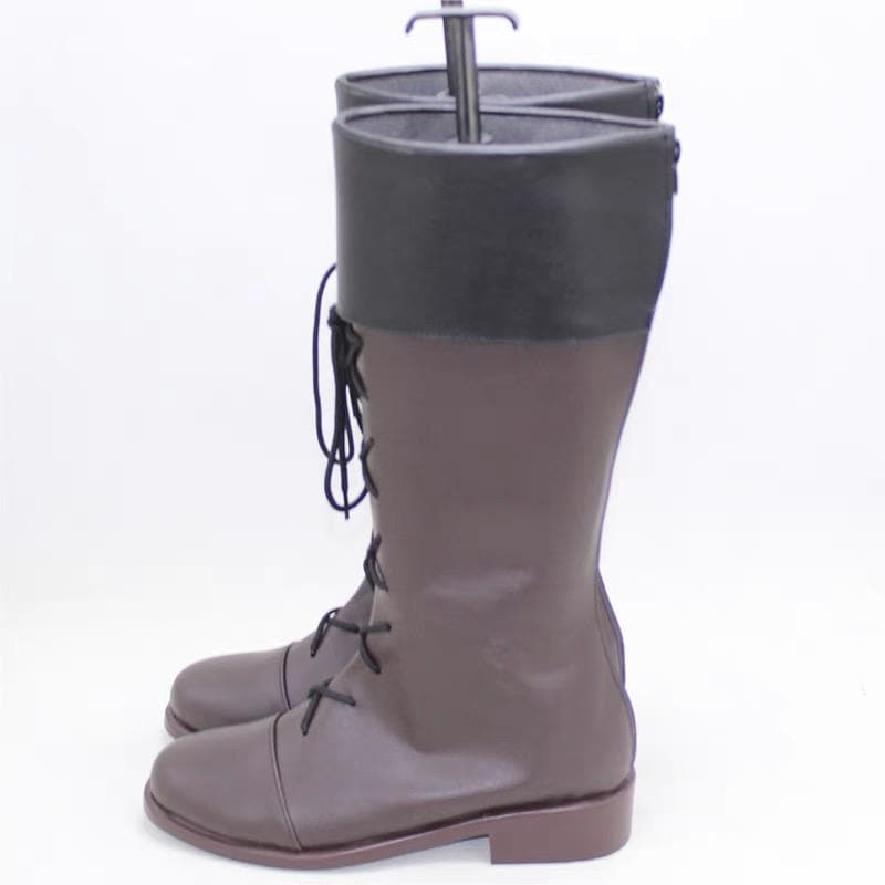 Demon Rimuru Cosplay Boots Rimuru tempest Unisex Anime That Time I Got Reincarnated as a Slime Cosplay Brown Long Boots Cos shoes Customized-Got Reincarnated As A Slime, Shoes - MoonCos