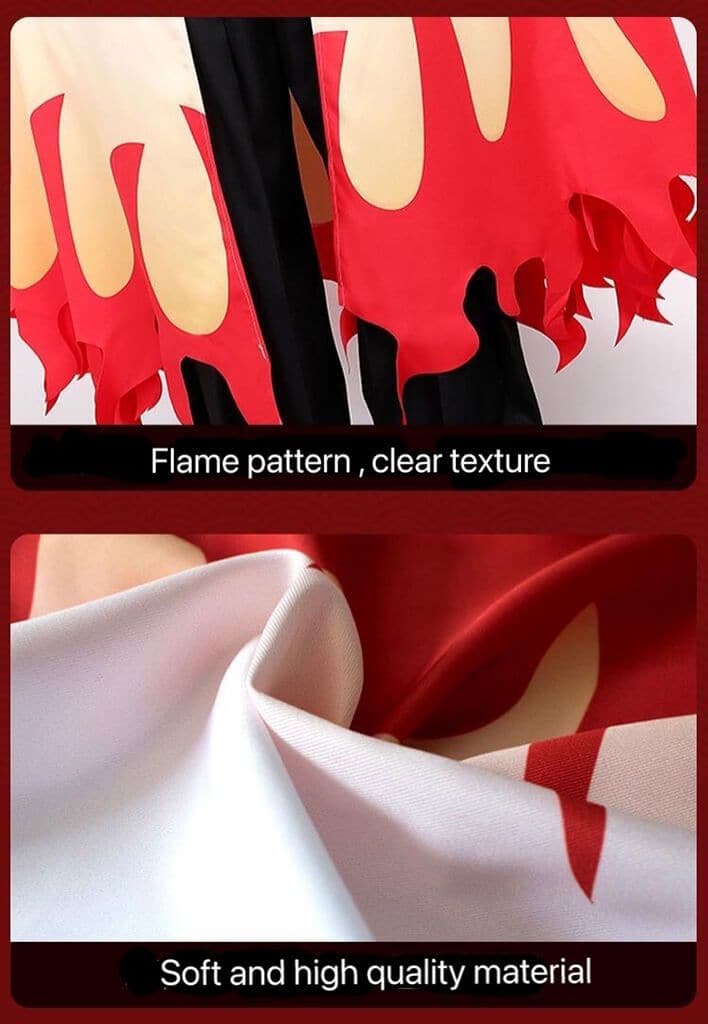 Flame Hashira Kyojuro Rengoku Cosplay Costume Demon Slayer Cos Full set Anime Kimetsu No Yaiba Demon Slayer Corps Unifor-Demon Slayer, New Arrivals - MoonCos
