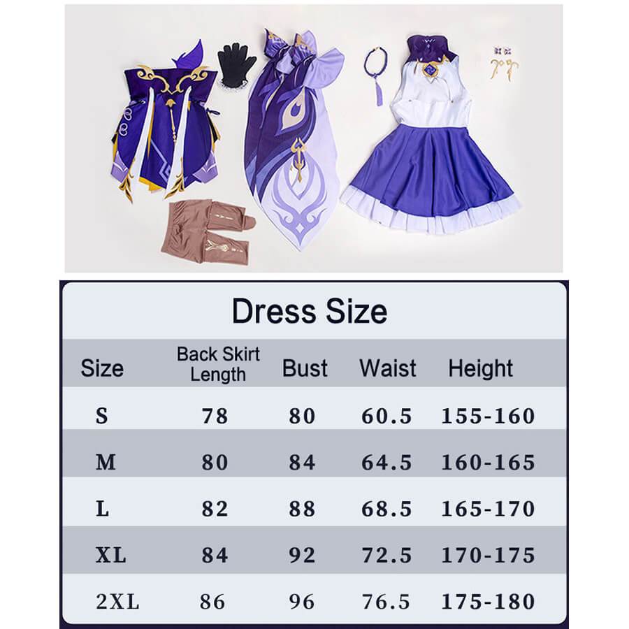 Keqing Cosplay Full set Game Genshin Impact Cos Costume-Genshin Impact, New Arrivals - MoonCos