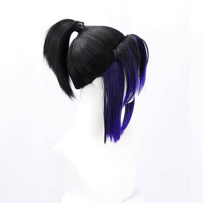 Shinobu Kocho Cosplay Wig Anime Demon Slayer Kimetsu No Yaiba Cos Wig Mushi Bashira Kocho Shinobu Wig-Demon Slayer - MoonCos