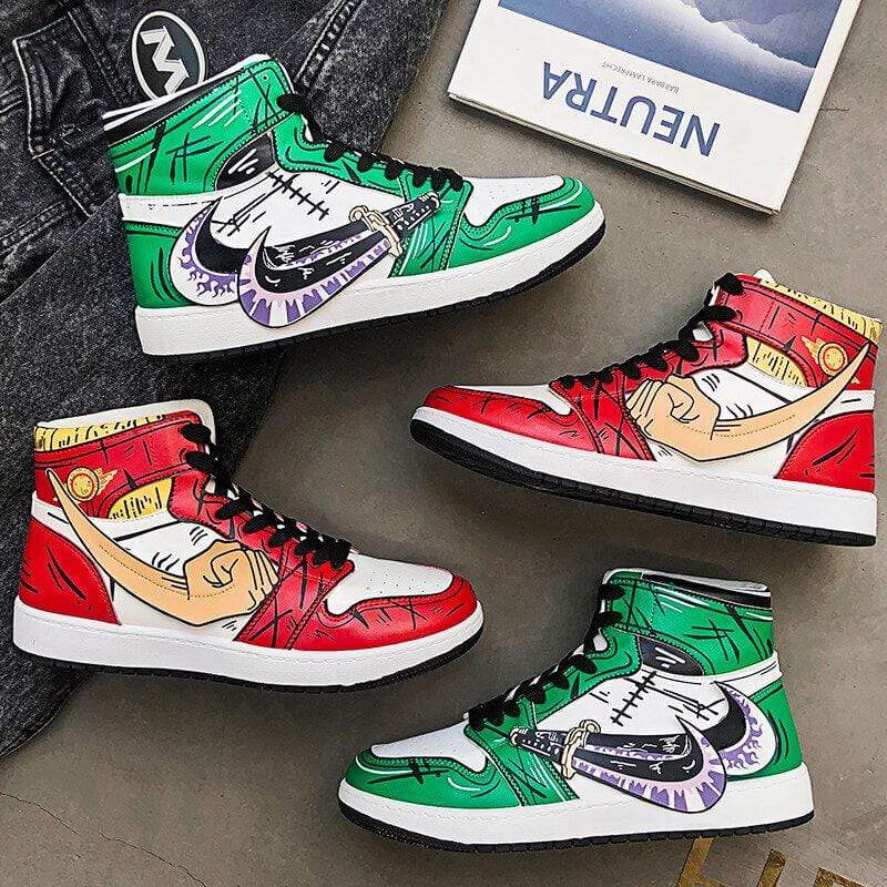 Anime Cosplay Shoes Zoro Casual Shoes Sneaker Luffy Sneakers Unisex Shoes ONE PIECE-One Piece, Shoes - MoonCos
