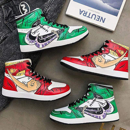Anime Cosplay Shoes Zoro Casual Shoes Sneaker Luffy Sneakers Unisex Shoes ONE PIECE-One Piece, Shoes - MoonCos