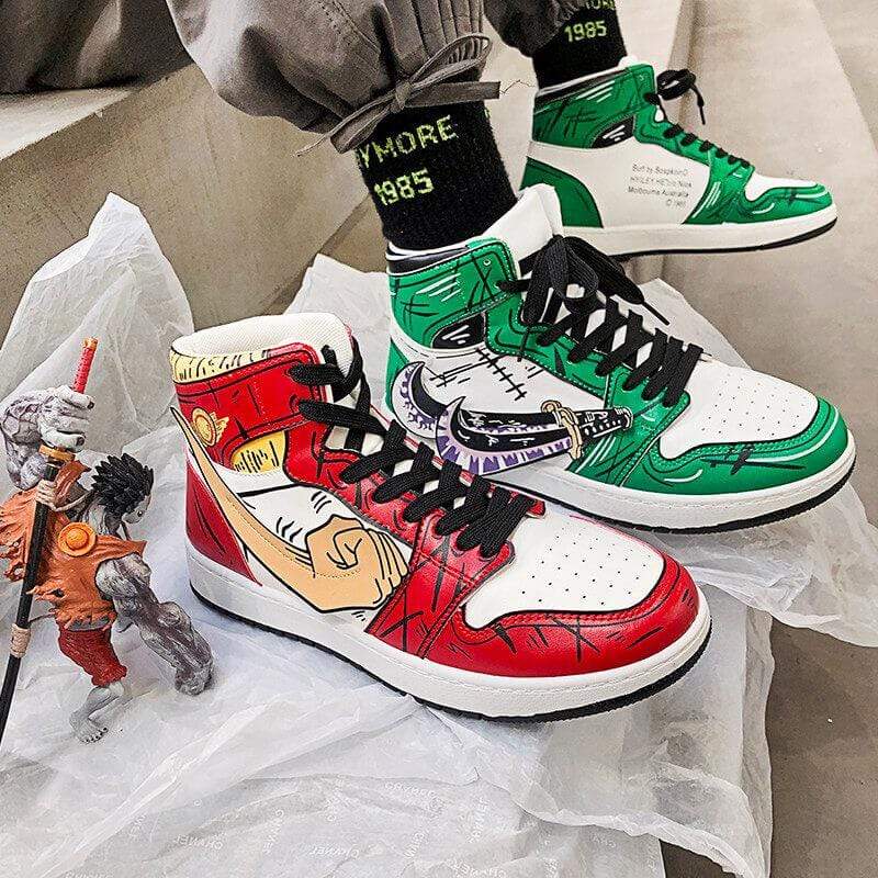 Anime Cosplay Shoes Zoro Casual Shoes Sneaker Luffy Sneakers Unisex Shoes ONE PIECE-One Piece, Shoes - MoonCos