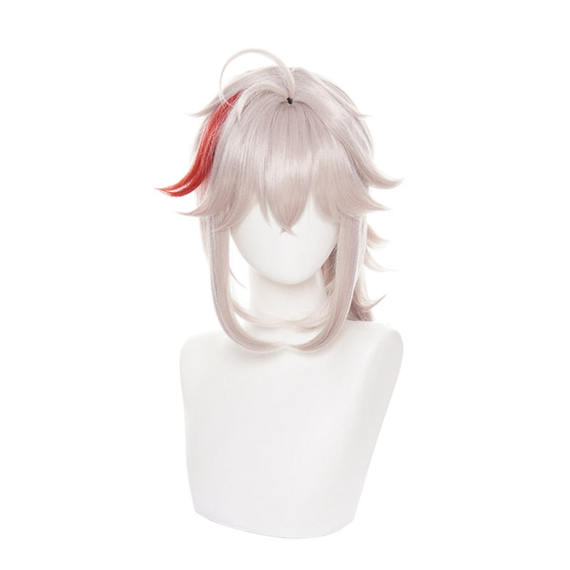 Kaedehara Kazuha Cosplay Costume Genshin Impact Cos Carnival Samurai Costume Set Wig Red Glasses-Genshin Impact - MoonCos