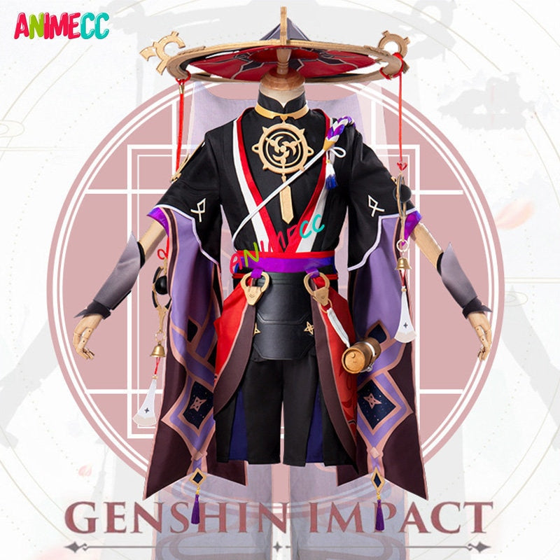 Scaramouche Cosplay Costume Anime Game Genshin Impact Cos Shoes Wig Halloween Full Set Kimono-Genshin Impact - MoonCos