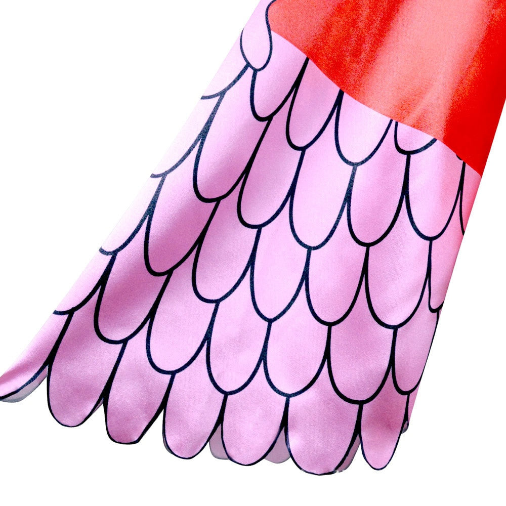 Boa Hancock Cosplay Costume Anime One Piece Outfit Empire Red Kimono Dress Clothing-One Piece - MoonCos