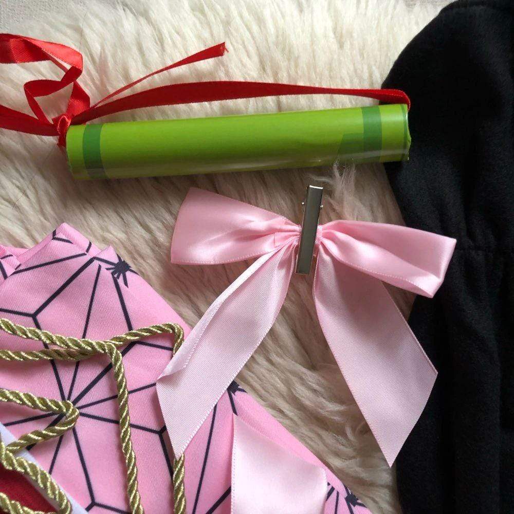Demon Slayer Kimono Cosplay Costume Full set Anime Kimetsu No Yaiba Cosplay Kamado Tanjirou Agatsuma Zenitsu Tomioka Giyuu Nezuko-Demon Slayer, Featured Collection - MoonCos