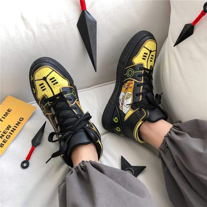 Anime Naruto Canvas Shoes Cosplay Sneakers Vulcanized Canvas Shoes-Naruto, Shoes - MoonCos