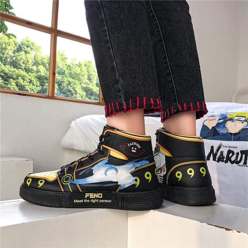 Anime Naruto Canvas Shoes Cosplay Sneakers Vulcanized Canvas Shoes-Naruto, Shoes - MoonCos