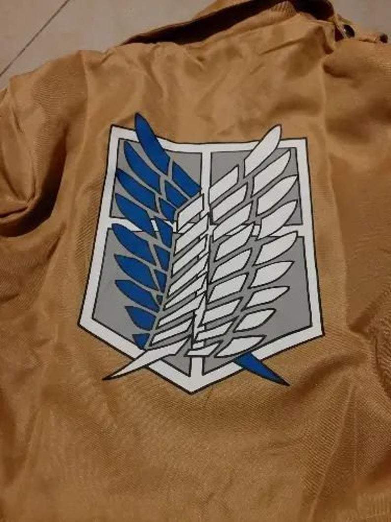 Attack on Titan Cosplay Jacket Anime Shingeki no Kyojin jacket Survey corps Costume Printed Embroidery Coat AOT High Quality Embroidered Eren Mikasa Levi-Attack on Titan - MoonCos