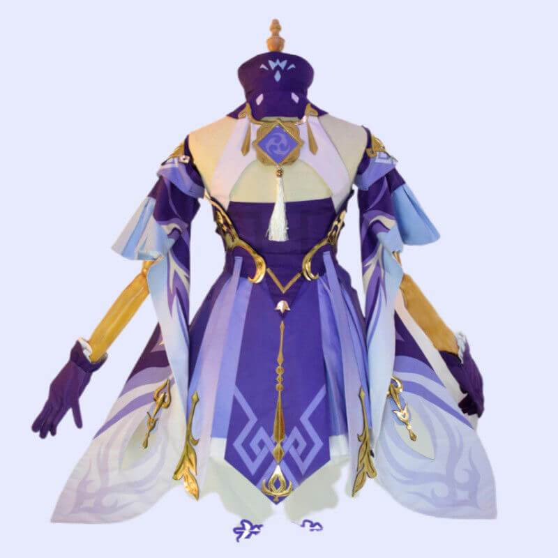 Keqing Cosplay Full set Game Genshin Impact Cos Costume-Genshin Impact, New Arrivals - MoonCos