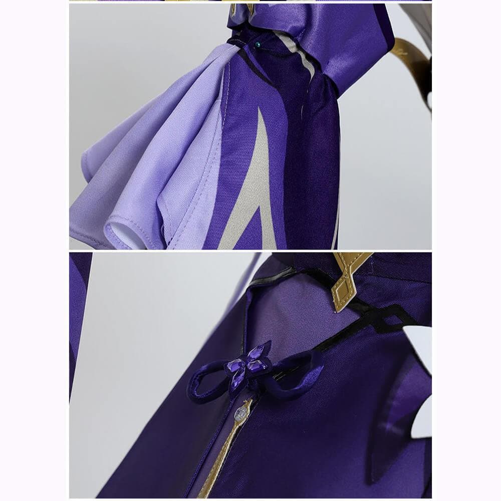 Keqing Cosplay Full set Game Genshin Impact Cos Costume-Genshin Impact, New Arrivals - MoonCos