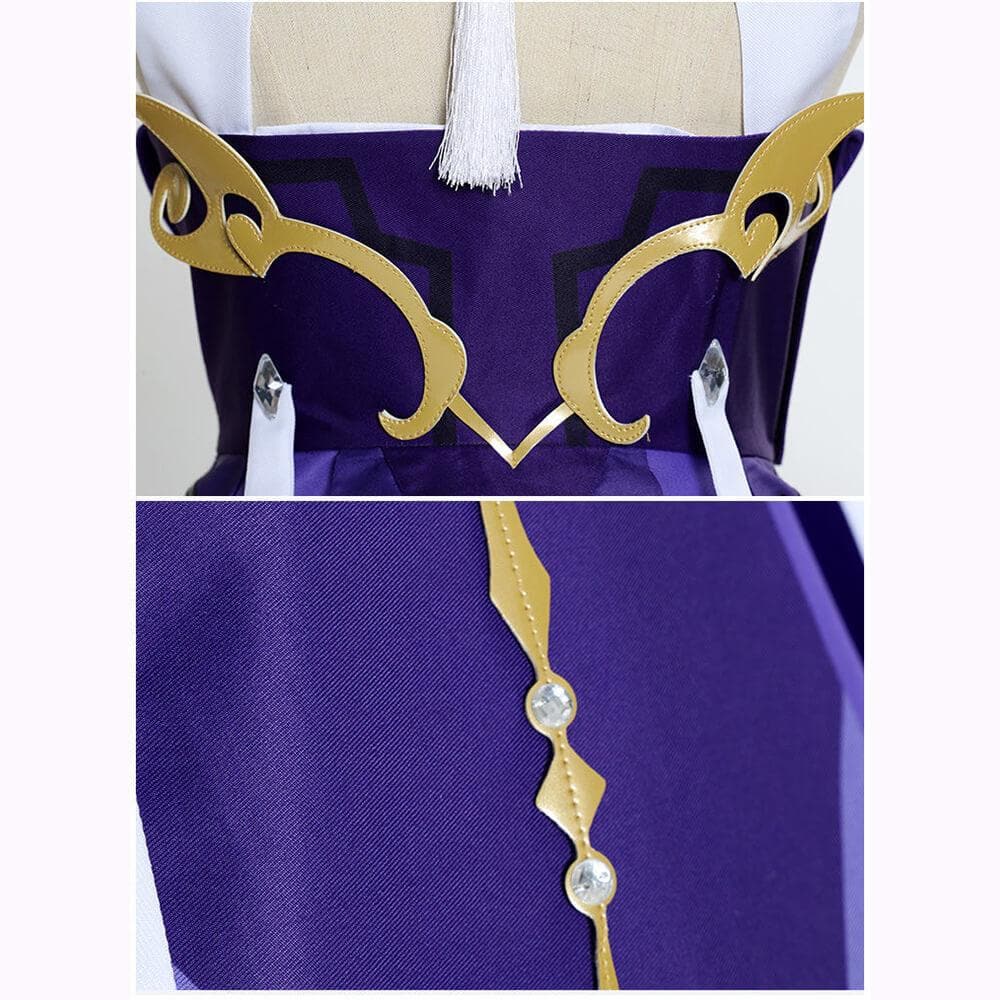 Keqing Cosplay Full set Game Genshin Impact Cos Costume-Genshin Impact, New Arrivals - MoonCos